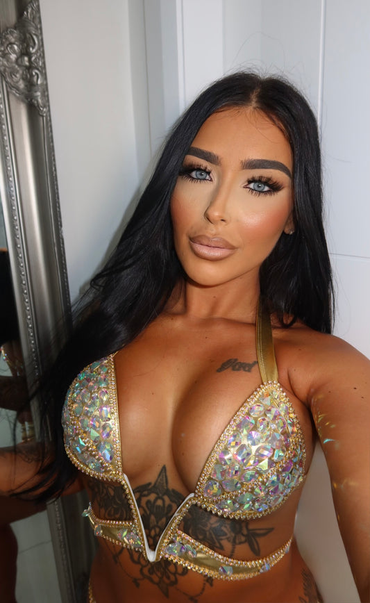 CRYSTAL BRALETTE SET