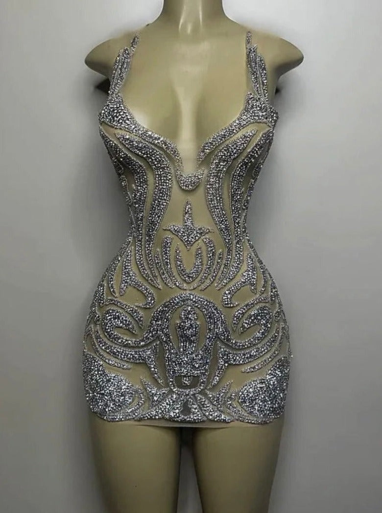 AMOURE DIAMOND MINI DRESS