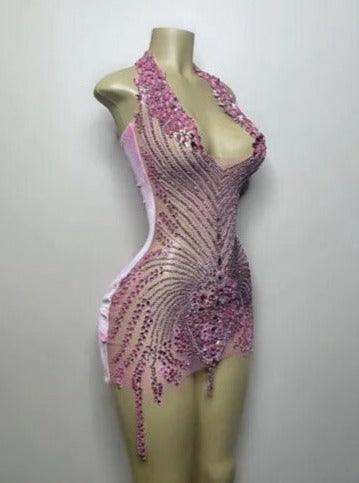 BADDIE DIAMOND MINI DRESS