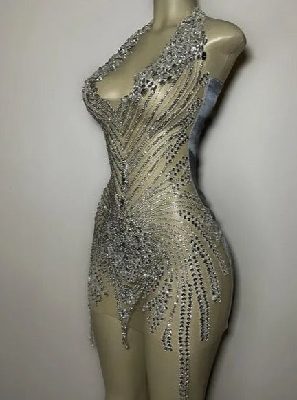 BADDIE DIAMOND MINI DRESS