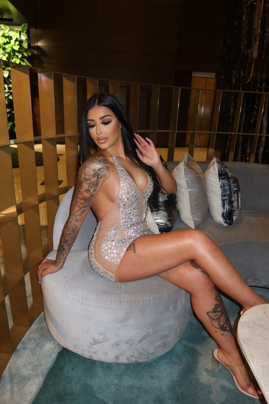 GLITZ MINI DRESS