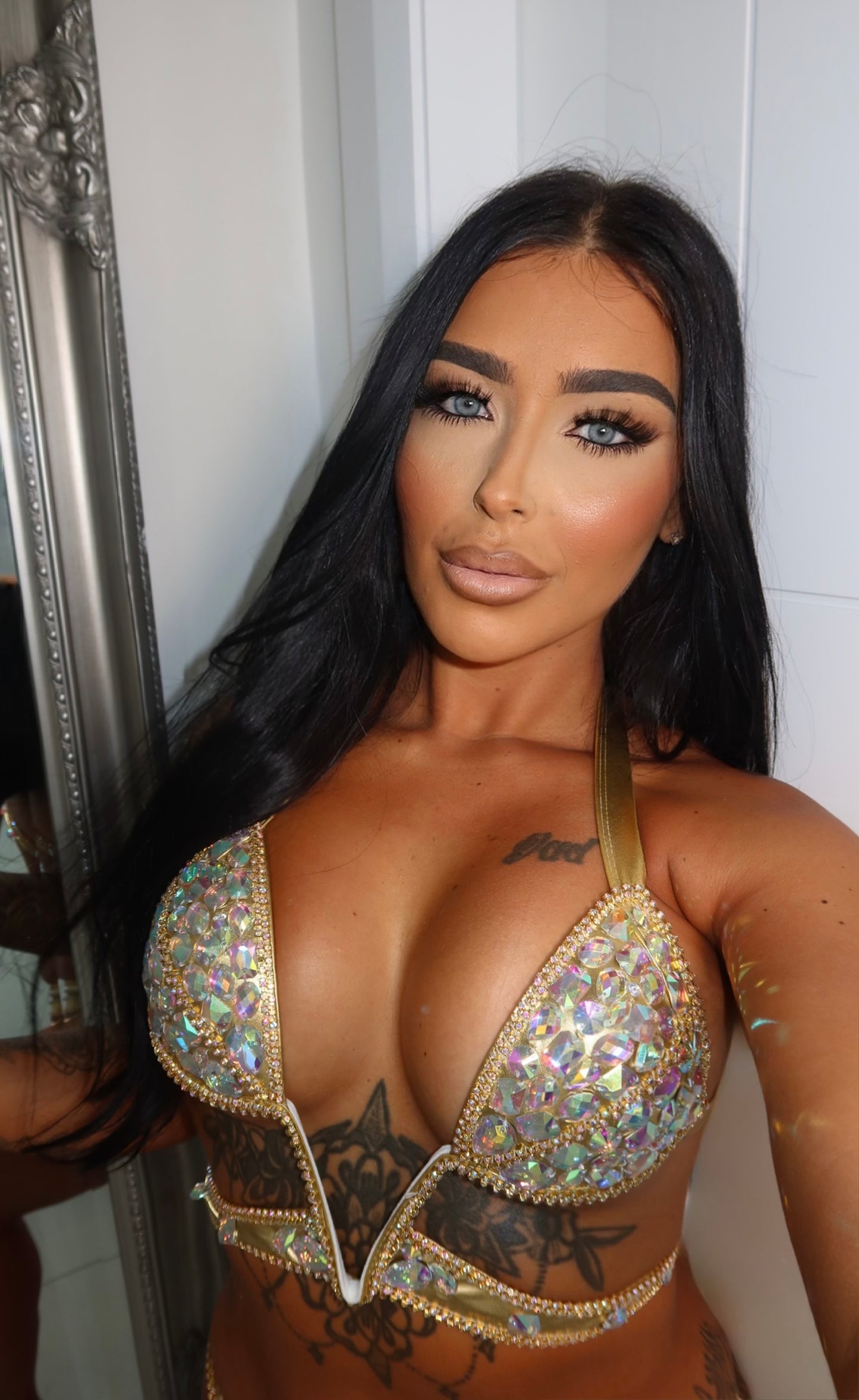 CRYSTAL BRALETTE SET