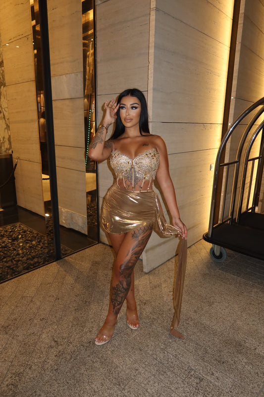 GOLDEN TWO PIECE SET