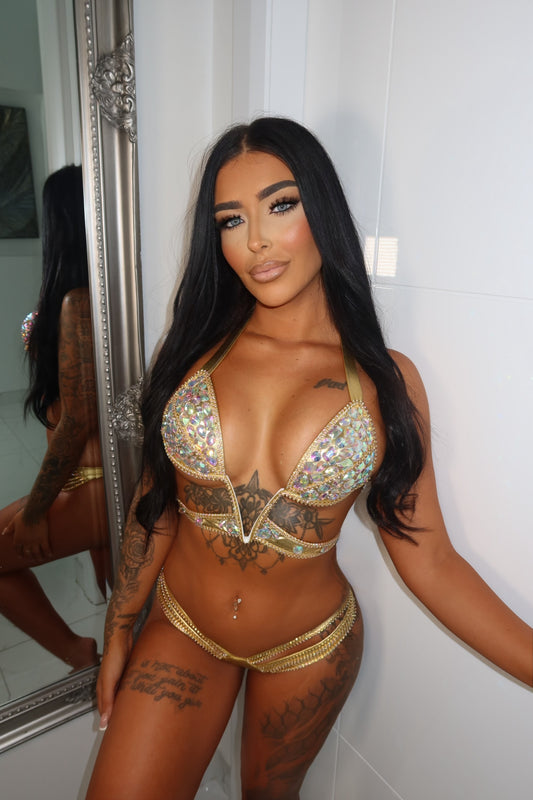 CRYSTAL BRALETTE SET