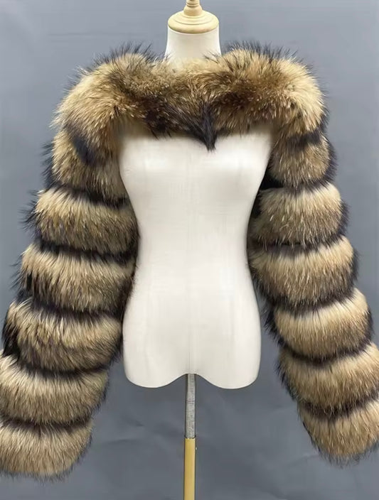 FAUX FUR SLEEVES