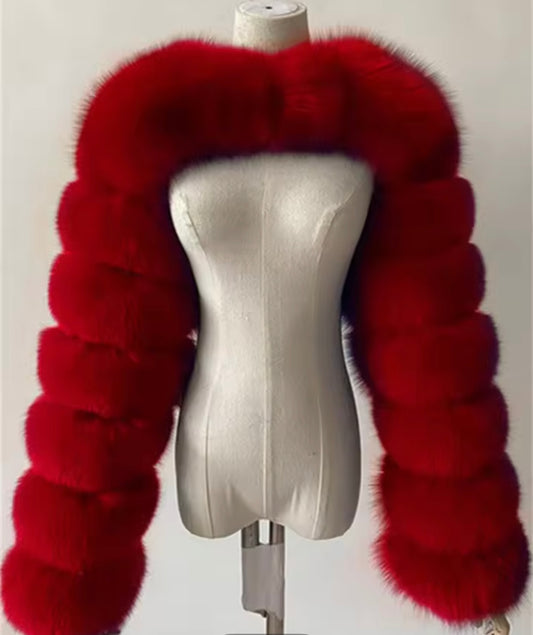 FAUX FUR SLEEVES