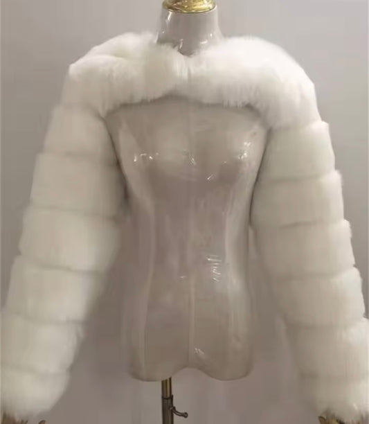 FAUX FUR SLEEVES