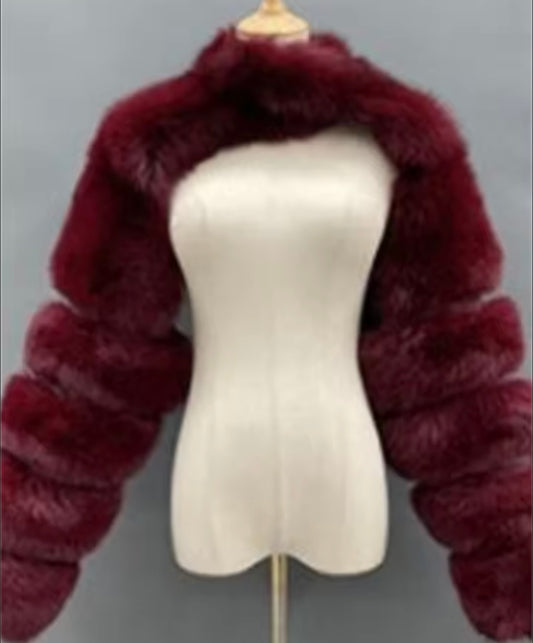 FAUX FUR SLEEVES