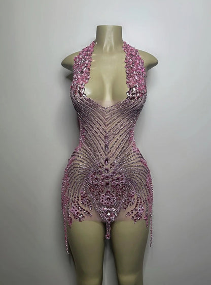 BADDIE DIAMOND MINI DRESS