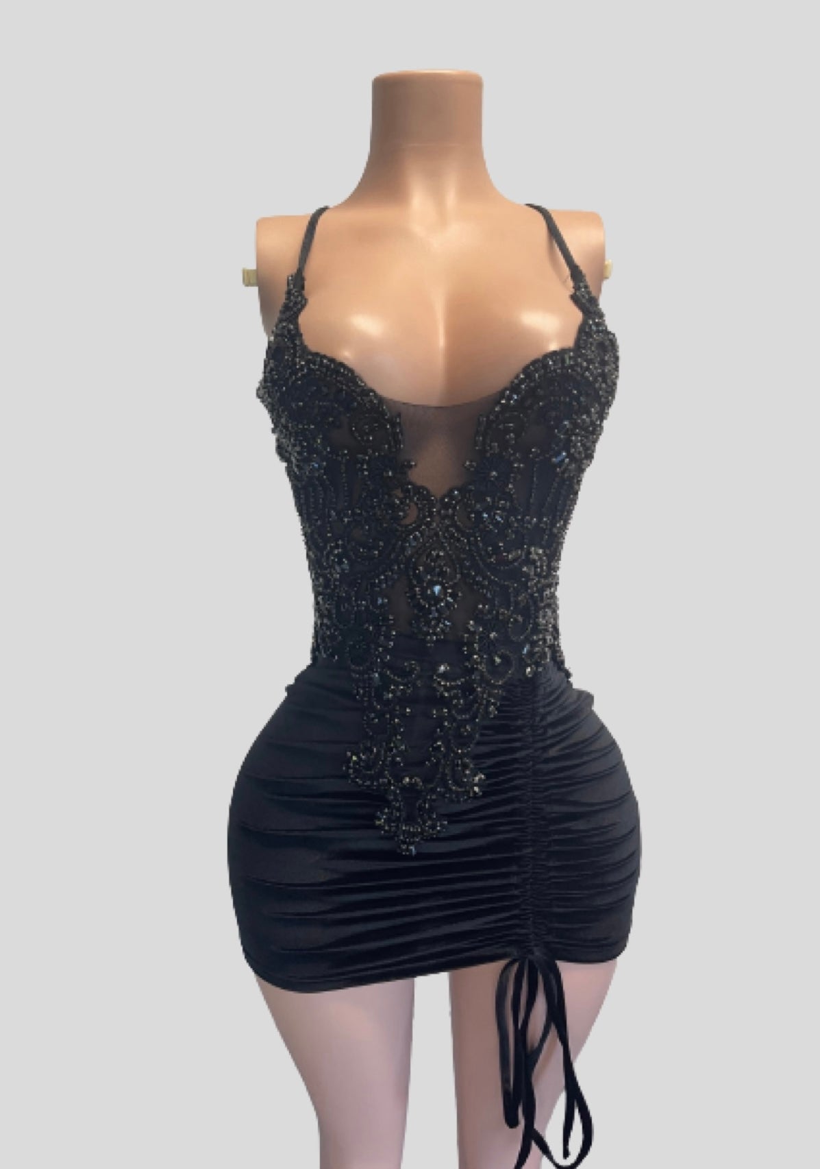 VELVET MINI DRESS