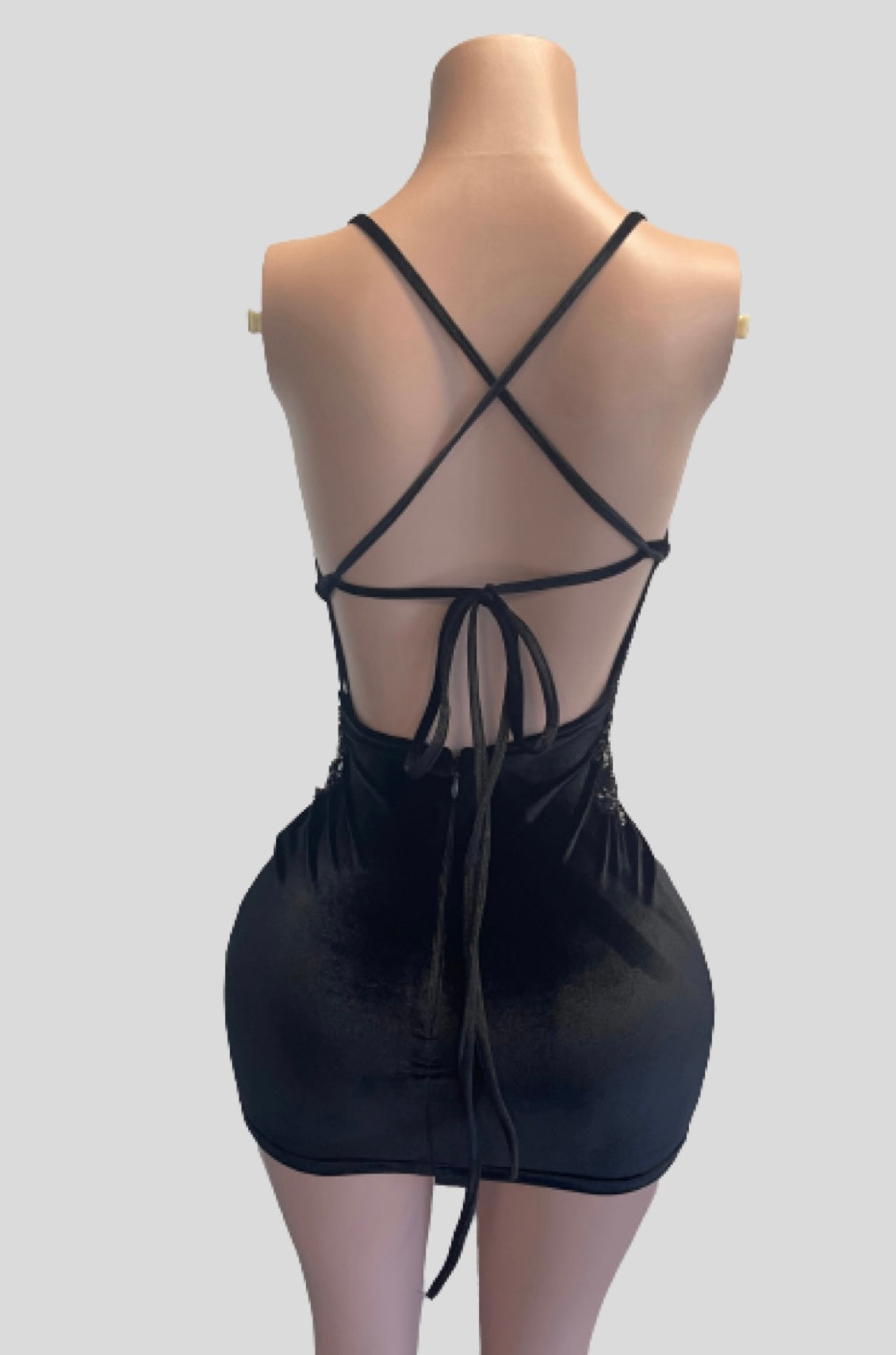 VELVET MINI DRESS